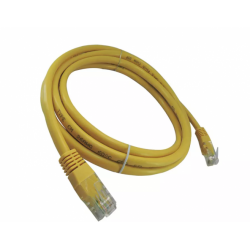 PATCH CORD U/UTP GIGALAN CAT.6 - CM - 3.0M - AMARELO - INSTRUFIBER