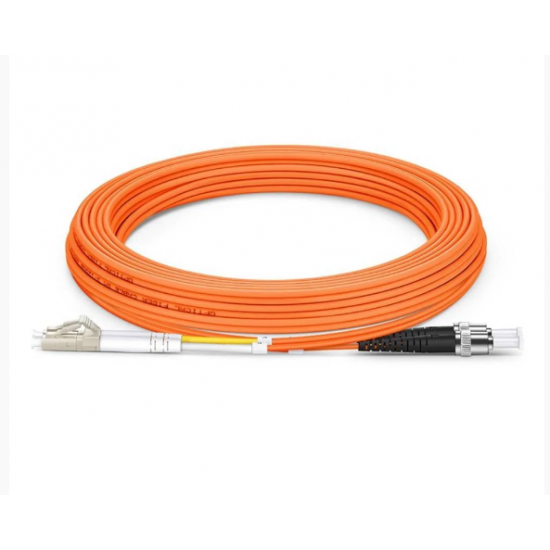 Cordão Óptico Duplex MM 62,5/125µ LC-UPC/ST-UPC 1m - INSTRUFIBER