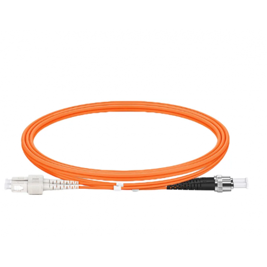 Cordão Óptico DUPLEX 2MM 62,5/125µ SC-PC/ST-PC 15m - INSTRUFIBER