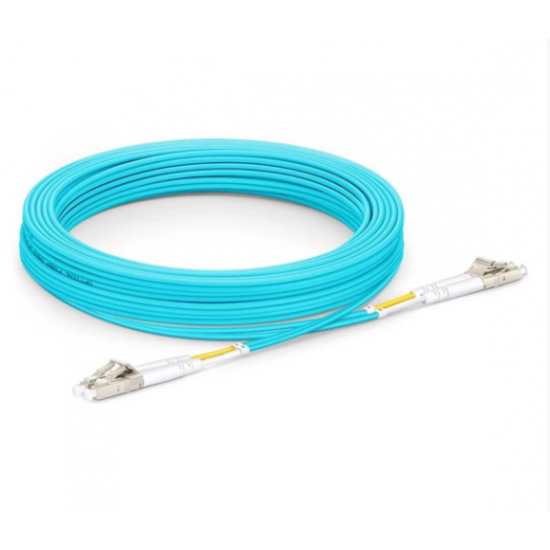 Cordão Óptico Duplex MM Acqua OM3 10G 50/125µ LC-UPC/LC-UPC 30m - INSTRUFIBER