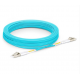 Cordão Óptico Duplex MM Acqua OM3 10G 50/125µ LC-UPC/LC-UPC 30m - INSTRUFIBER