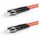 CORDÃO ÓPTICO DUPLEX MULTIMODO OM1 ST/PC - ST/PC 2 m - INSTRUFIBER