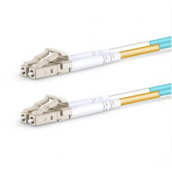 CORDÃO ÓPTICO DUPLEX MULTIMODO OM4 LC/PC - LC/PC 25 metros - INSTRUFIBER