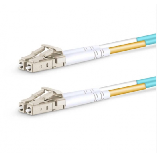 CORDÃO ÓPTICO DUPLEX MULTIMODO OM4 LC/PC - LC/PC 15 metros - INSTRUFIBER