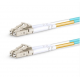 CORDÃO ÓPTICO DUPLEX MULTIMODO OM4 LC/PC - LC/PC 15 metros - INSTRUFIBER