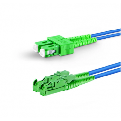 Cordão Óptico Duplex SM 9/125µ E2000-APC/SC-APC 15m - INSTRUFIBER