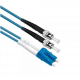Cordão Óptico Duplex SM 9/125µ LC-UPC/ST-UPC 5m - INSTRUFIBER