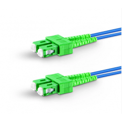 Cordão Óptico Duplex SM 9/125µ SC-APC/SC-APC 10m CDS.00025.1000 - INSTRUFIBER