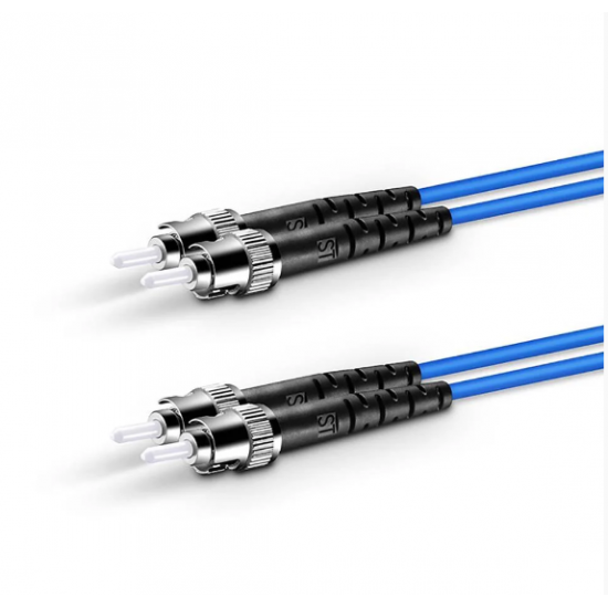 Cordão Óptico Duplex SM 9/125µ ST-PC/ST-PC 10m CDS.00030.1000 - INSTRUFIBER