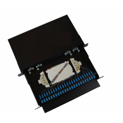 DIO RACK - DISTRIBUIDOR ÓPTICO DE 24 FO MONTADO COM PIGTAIL MONOMODO - LC/UPC - INSTRUFIBER