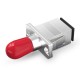 Acoplador Óptico Simplex Híbrido SC/ST (PC) - INSTRUFIBER