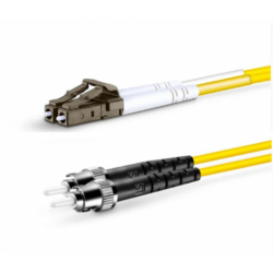 Cordão Óptico Duplex Multimodo 50/125µ OM2 LC-UPC/ST-UPC 1m - INSTRUFIBER