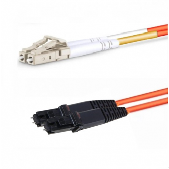 Cordão Óptico Duplex MM (62,5/125) 2mm LC-PC / MTRJ-M-PC 2,5m - INSTRUFIBER