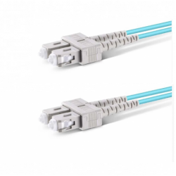 Cordão Óptico Duplex MM Acqua OM3 10G 50/125µ SC-PC/SC-PC 2.5m - INSTRUFIBER