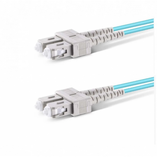 Cordão Óptico Duplex MM Acqua OM3 10G 50/125µ SC-PC/SC-PC 2.5m - INSTRUFIBER