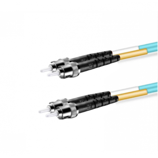 CORDÃO ÓPTICO DUPLEX MULTIMODO OM3 10G 50/125µ ST/UPC - ST/UPC 20 m - INSTRUFIBER