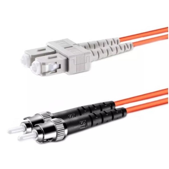 Cordão Óptico Duplex MM 62,5/125µ SC-PC/ST-PC 70m - INSTRUFIBER