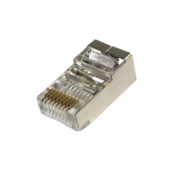 CONECTOR MACHO RJ45 CAT 6 BLINDADO - INSTRUFIBER