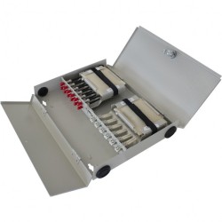 DIO DE PAREDE MULTIMODO OM3 50/125 LC UPC 12FO BEGE - INSTRUFIBER