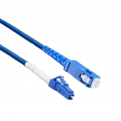 Cordão Óptico Simplex Monomodo 9/125µ LC-PC/SC-PC 2.5m - INSTRUFIBER