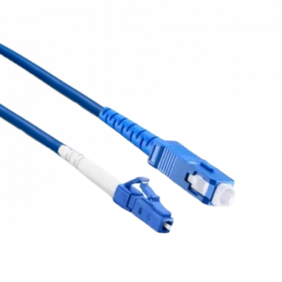 Cordão Óptico Simplex Monomodo 9/125µ LC-UPC/SC-UPC 25m - INSTRUFIBER