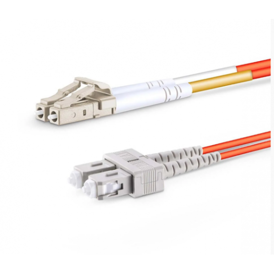Cordão Óptico Duplex MM 62,5/125µ SC-UPC/LC-UPC 20m - INSTRUFIBER
