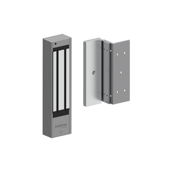 FECHADURA ELETROÍMÃ 300KGF FE 10300 V2 COM SENSOR DE PORTA INTELBRAS - INSTRUFIBER