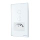 TOMADA COM 2 INTERRUPTORES INTELIGENTE 10A WIFI IZY SMART ETS 2002 - INTELBRAS