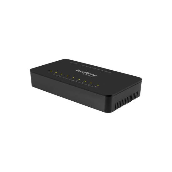 SWITCH DESKTOP 08 PORTAS GIGA ETHERNET QOS SG 800Q+  INTELBRAS - INSTRUFIBER