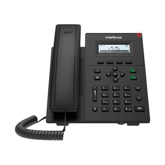 Telefone IP V3501 com POE 2 Linhas SIP Intelbras - INSTRUFIBER