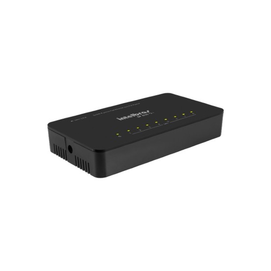 SWITCH DESKTOP 08 PORTAS GIGA ETHERNET QOS SG 800Q+  INTELBRAS - INSTRUFIBER