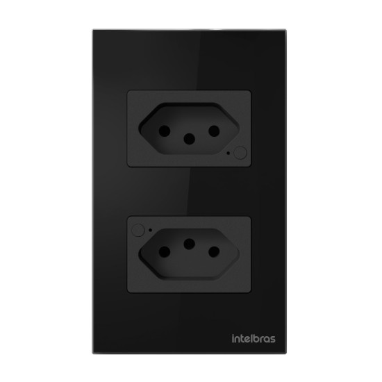 TOMADA DUPLA INTELIGENTE 10A WIFI IZY SMART ETS 1002 INTELBRAS - INSTRUFIBER