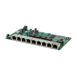 Switch PoE Reverso Intelbras 8 Portas Fast 1 Porta Gigabit SF 910 PAC - INSTRUFIBER
