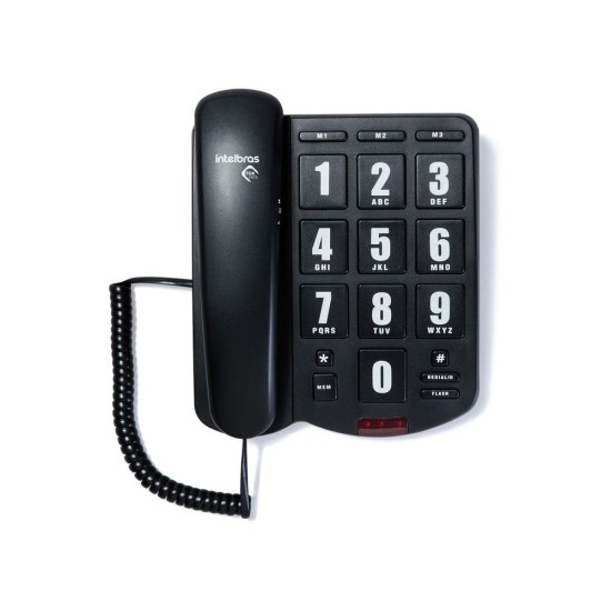 Telefone com Fio Tok Facil Intelbras - INSTRUFIBER