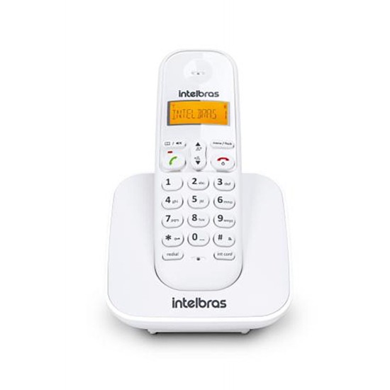 Telefone sem Fio Digital TS 3110 Vermelho Intelbras - INSTRUFIBER