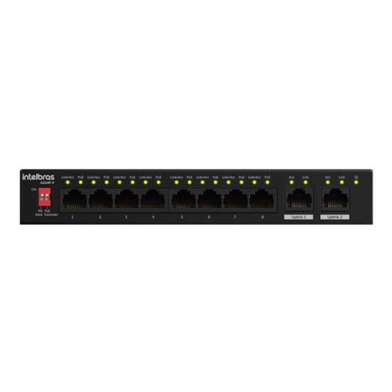SWITCH NAO GERENCIAVEL POE 10 PORTAS FAST S1110F-P INTELBRAS - INSTRUFIBER