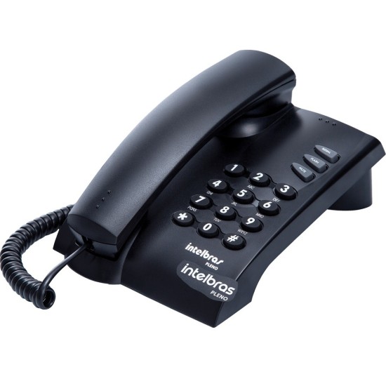 Telefone com Fio Pleno Sem Chave Intelbras - INSTRUFIBER