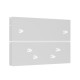 SUPORTE PARA PORTA DE VIDRO SV 21/22 SERIES BRANCO INTELBRAS - INSTRUFIBER