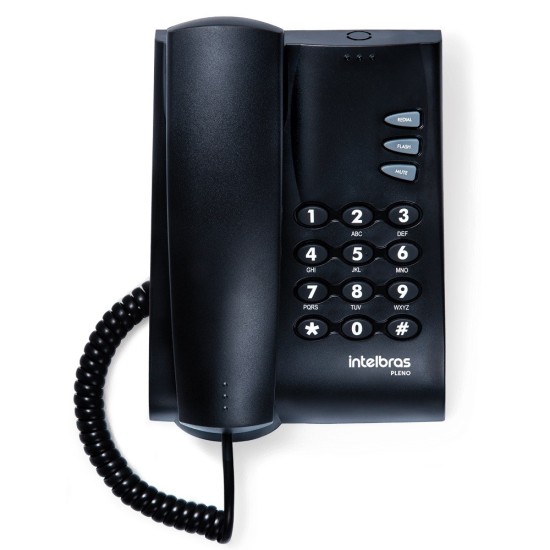Telefone com Fio Pleno Sem Chave Intelbras - INSTRUFIBER