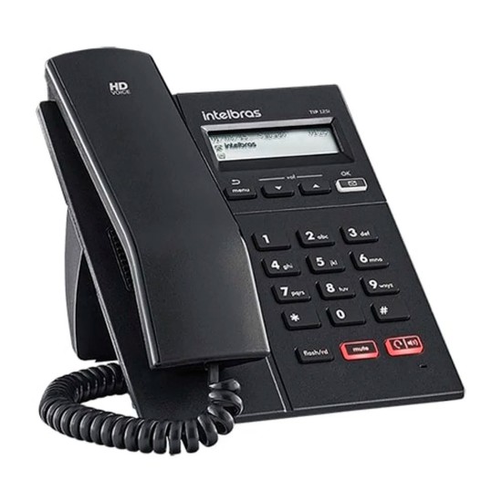 Telefone IP TIP 125i com POE Intelbras - INSTRUFIBER