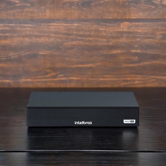 STAND ALONE NVR 04 CANAIS MULTI-HD MHDX 1204-C DUAL AUDIO SEM HD INTELBRAS - INSTRUFIBER