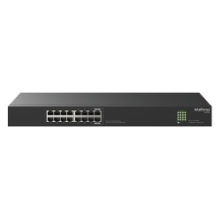 SWITCH NAO GERENCIAVEL 16 PORTAS GIGA ETHERNET S 1116G INTELBRAS - INSTRUFIBER