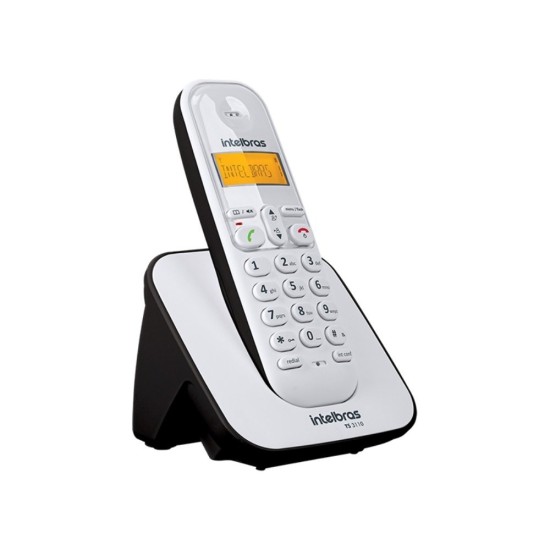 Telefone sem Fio Digital TS 3110 Vermelho Intelbras - INSTRUFIBER