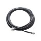CABO COAXIAL DLC 58 COM CONECTORES N-TNC 10 METROS CCX 1001 INTELBRAS - INSTRUFIBER