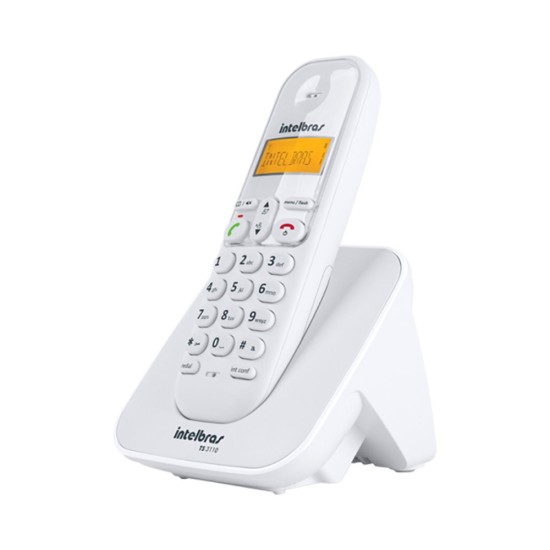 Telefone sem Fio Digital TS 3110 Vermelho Intelbras - INSTRUFIBER