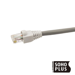 Patch Cord CAT6 Cinza SohoPlus Gigabit 35m - INSTRUFIBER