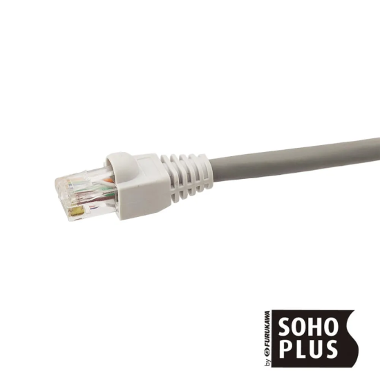 Patch Cord CAT6 Cinza SohoPlus Gigabit 35m - INSTRUFIBER