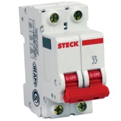 DISJUNTOR BIPOLAR C 20A SDD62C20 STECK - INSTRUFIBER