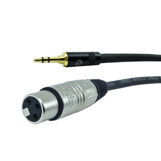 Cabo XLR P2 Santo Angelo Fêmea x Macho 30m - INSTRUFIBER
