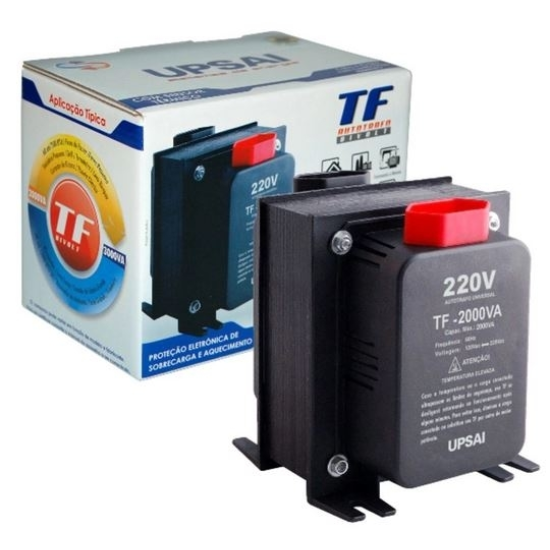 AUTOTRANSFORMADOR TF 2000VA UPSAI PRETO - INSTRUFIBER